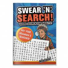 Funny Profanity Themed Word Search Puzzle Book, 300 Words With Extra Large Font, Humorous Stress Relief Search And Relaxation Educational Game, Suitable For Home And Travel - Find Word - View 2
