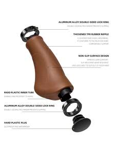 WEST BIKING Grip Stang Sepeda Lebar, Nyaman, Anti-Selip, Aksesori Stang Sepeda Gunung, Cocok untuk Stang 22.2mm - MultiWarna - View 9