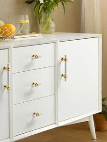 15pcs Drawer Cupboard Knob Furniture Wardrobe Handle Solid T Bar Kitchen Cabinet Hardware Black Gold Stainless Steel Furniture Drawer Knobs - Multicolor - View 4