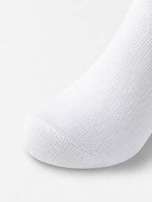 Women Ruffled Edge Ribbed Slouch Socks, Soft Breathable Solid Color Mid Calf Stackable Socks, Comfort Casual Crew Socks For Ladies, Suitable For Daily Street Outfit, Campus Wear, Matching Skirts, Home Leisure, All Season Daily Casual Matching - Multicolor - View 5