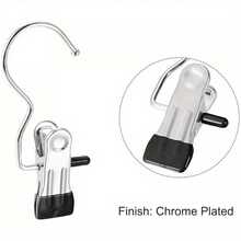Stainless Steel Multi-Functional Clothes Hanger Clips Hooks For Baby Toddler, Heavy Duty Multi-Clip Sock Drying Rack, Indoor Outdoor Rust Resistant Laundry Organizer, Space Saving Hanger For Home Nursery Travel, Mothers Day Fathers Day Gift - Multicolor - View 6