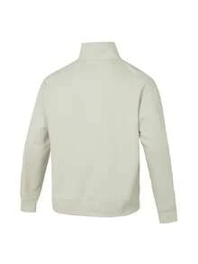 Under Armour Men's Sports Sweatshirt APAC M Elevated Flc 1/2 Zip Pullover Soft Knit Athletic Running 1387976-273 - Powdered Sand Ash - View 5