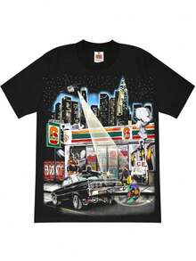 [Soft 100% Cotton] FB County Ghetto Bird Heavy Hard T-Shirt - Black - View 1