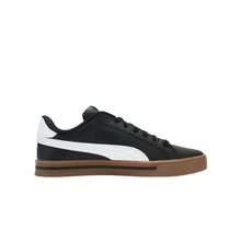 Puma Smash Vulc V3 Synthetic Leather Casual Classic Simple Retro Breathable Low-Top Skate Shoes Black Sneaker Men 380752-23 - 彩色 - 查看 2