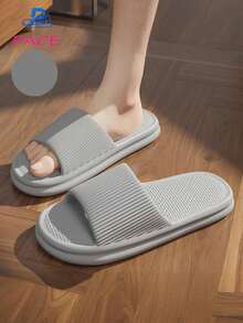 [Hot-Selling Product] Gray EVA Striped Slippers, Suitable For Men And Women, Soft Sole Super Comfortable, High-Rated Indoor Home Bathroom Slippers, House Slippers, Multiple Colors Available, Couple Style, All-Season Wear, Lightweight And Breathable, No Foot Discomfort (Runs Small By 1 Size) - Grey - View 15