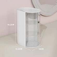 1pc Rotating Hair Accessory Storage Box - Can Store Makeup Brushes, Combs, Hair Clips, Hair Ties, Hair Claws And Jewelry, Perfect Gift For Halloween, Christmas And Thanksgiving - Multicolor - View 8