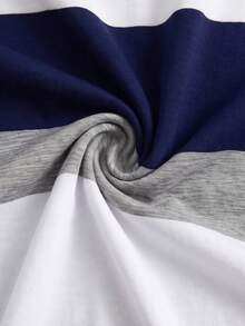 Men's New Autumn Digital Print Long Sleeve T-Shirt - Blue and White - View 7