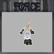 1 Set 8 Pc The New Album KARMA From SKZOO Comes With A Set Of Acrylic Accessories - A Three Pieces Keychain Set. These Items Are Of High Quality And Have Excellent Appearance, Making Them Perfect For Decorating Bags And Keys. - Multicolor - View 4