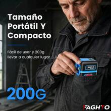 Nivel Láser Autonivelante De 2 Líneas FAGHTO ®   1mm Precisión Ip54 Con Soporte Magnético L Giratorio De 360 ° - Azul - Ver 9