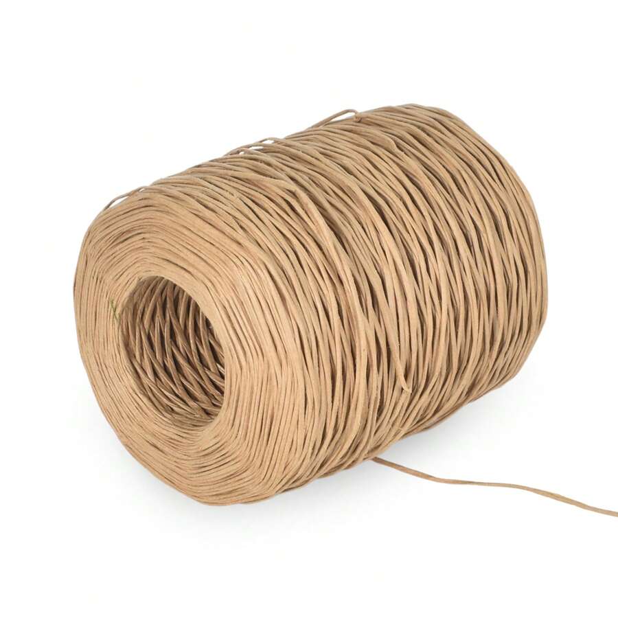 200m 自然色紙繩 - 多用途紙繩,適用於 DIY、花藝與園藝項目,完美用於包裝花束與支撐植物生長 - 200公尺 - 查看 1