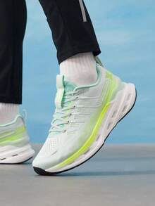 XTEP Men's Running Shoes 13.0 Breathable Training Running Shoes 974219110010 Sprout Green/Fluorescent Lemon Yellow - Sprouting Green/fluorescent Lemon Yellow - View 9