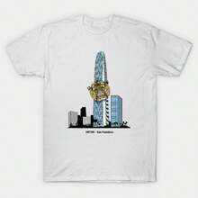 Men T-Shirts - 白色 - 查看 1
