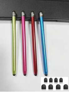 平板電腦通用觸控筆 電容式觸控筆 雙頭矽膠筆尖 適用於 iPad、Android 智慧型手機 - 查看 12