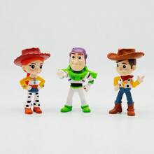 1pc Blind Box Figure, Collectible PVC Mystery Box Toy, 4-Inch Cartoon Character Figure Set, Woody Buzz Jessie Alien Forky Figures, Desktop Display Decor, Birthday Party Surprise Gift Box, Collectible Toy (Random Style) - Multicolor - View 2