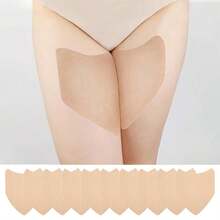 10pcs Thigh Chafing Guards - Featuring A Hidden Spandex Lining To Protect Inner Thighs And Calves. Unisex Design Provides Comfortable Protection And Significantly Reduces Thigh Friction. - Apricot - View 1