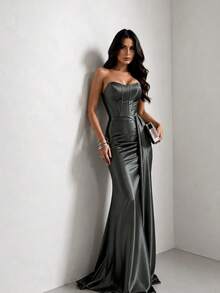 Bridesmaid Dresses - Moss Green - View 4