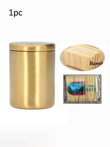 1pc Portable Toothpick Dispenser, Toothpick Storage Box, Suitable For Home Kitchen Countertop, Restaurant Dining Table, Hotel, Party Banquet, Outdoor Picnic, RV Camping, Daily Dining, Commercial Catering, Home Living Room Decor, Travel Camping Essential - View 11