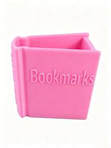 3D-Printed Book Bookmark & Desktop Organizer - Retro Book-Shaped Bookmark Suitable For Christmas, Birthdays, Teacher Gifts, Powder-Coated Plastic Bookmark With Storage Shelf Compatible For Study Desk Decor, For Office Decoration For Book Lovers - Multicolor - View 5