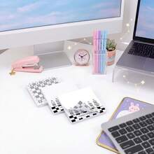 2 Packs 100 Sheets Chess Sticky Notes 75x75mm 3x3in, Cute Chessboard & Chess Piece Self-Adhesive Blank Memo Pads, Desktop Reminder Notes For School, Office And Home Stationery - 75 X 75 mm - View 5