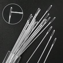 25 pcs Jarum Jahit Tangan Lubang Besar, Berbagai Ukuran, Jarum Bordir Tangan, Jarum Jahit Lubang Besar - Beraneka warna - View 4