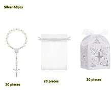 15/60/150pcs Mini Rosary Beads, 11.99cm Long, Suitable For First Communion, Baptism, Confirmation, Birthday And Other Occasions - Holiday Gift, Wedding Gift | Simple Rosary | Rosary Beads - A - View 7