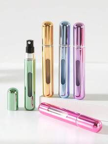 8ml Perfume Sub Bottle, Bottom Direct Charging, Large Perfume Sub Bottle, Convenient To Spray Perfume, Spray Bottle, Mini Portable Empty Liquid Container, Travel Perfume Spray Bottle, Men And Women Perfume Universal - Multicolor - View 2