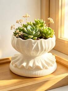 3D Printed Princess Dress Cute Cartoon Flower Pot, Succulent And Pothos Planter, Suitable For Home, Office, Cafe, Bar Desktop Art Decoration, Beautiful Room Decor - Multicolor - View 6