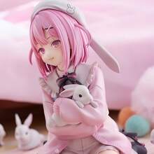 1pc/Cute Girl Pink Home Wear Anime Figure, Perfect Gift For Anime Fans - Suitable For Anime Photography Background - Cute Pose, Exquisite Outfit And Vivid Expression - Handmade Anime Style Doll - Multicolor - View 6