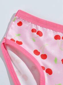 Random 12Pcs Girls Tank Top & Panty Set, Cute Floral Pattern, Soft Elastic Comfortable Girls Underwear Triangle Panty Set - Multicolor - View 7