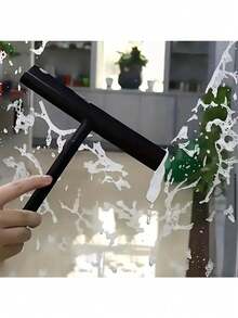 1/2pc Squeegee For Shower Glass And Mirrors - Suitable For Tile Walls, Car Windows, Bathroom, Kitchen, Bedroom And Living Room; Ideal Gift Choice For Holidays Or Mother's Day - Random Style - View 2