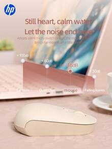 HP M241 Wireless Mouse, 2.4G USB Silent Cordless Mouse, Compact And Portable For PC Laptop Desktop, Compatible With Windows And Mac Systems, Cute Gift For Home Office - View 5