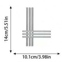 1pc Metal Cutting Die With Grid Frame Theme, Suitable For Making Decorative Handmade Cards, Journal Page Decorations, Creative Accessories And DIY Decor - 231180 - View 9