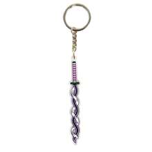 1pc Anime Style Acrylic Keychain, Sword-Shaped Design Creative Decoration, Perfect For Christmas, Halloween And As A Gift - Multicolor - View 14