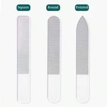 3件組奈米玻璃指甲銼條套組，拋光與修整指甲銼條，可水洗且可重複使用，透明指甲修形與修護工具 - 無色 - 查看 8