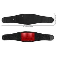 Sabuk Pinggang Inframerah 105 LED Alat Pijat Pinggang Terapi Cahaya Merah Kecantikan Pintar - A - View 6