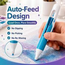 1/2/3 Sets Boîte de Stylo de Peinture de Diamant Automatique, Distribution Automatique de Perles, Rangement Facile, 3 Couleurs Disponibles, Convient aux Débutants, Artisanat DIY pour Adultes, Outils de Peinture de Diamant 5D, Passionnés de Peinture de Diamant, Cadeaux de Noël, Cadeaux d'Halloween - A - Voir 5