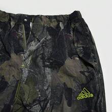 Adidas Men's Spring/Autumn Street Roaming Sports Long Pants, Vintage Print Loose Fit Straight Leg Sweatpants JD5403 - Rock Formation Olive Green - View 5