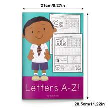 Letter Recognition & 2D/3D Shape Practice Workbook, Color Counting & Shape Identification, Develop Early Math & Literacy Skills Through Fun Activities, High-Quality Learning Tool For Home & School - Wookbook - View 3