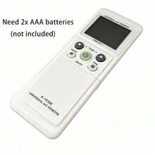 Universal K-1038E Air Conditioner Remote Control 1000-In-1 Replacement Accessory, Compatible With 99%+ Brands Of Air Conditioners - View 4