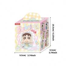 Miniso Crayon Shin‑Chan Baby Series Vinyl Plush Blind Box Charms, Cute Cartoon Collectible Pendant, Bag Hanging Ornament For Gift Collection (1PC Random Delivery) - Multicolor - View 9