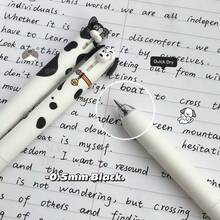 32PCS(2 Pens + 30 Refills) Cat & Dog Style Neutral Pens 0.5mm Quick-Dry Black Ink Creative Animal Writing Pens Office Supplies - Multicolor - View 6