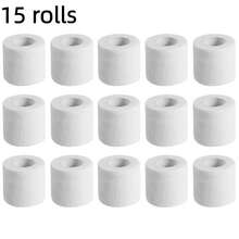 7 Rolls Of Self-Adhesive Bandage, Breathable Athletic Tape, Self-Adhesive Athletic Bandage (White), Suitable For Football, Basketball, Running, Fitness, Badminton, Tennis Accessories, Bandages (5cm White) - White - View 11