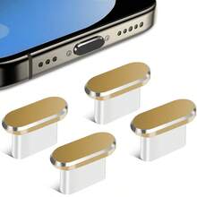 Metal Type-C Charging Port Cover, Dust-Proof USB-C Plug Cover Charging Port Cover Phone Type-C Port Protector, Compatible With All USB-C Devices - Multicolor - View 8