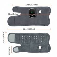 Hailicare 5-Level Heat Therapy 3-Mode Vibration Red Light Wrist Massager, Electric Heated Hand Warmer Wrist Guard, Christmas Gift, 1PC - View 10