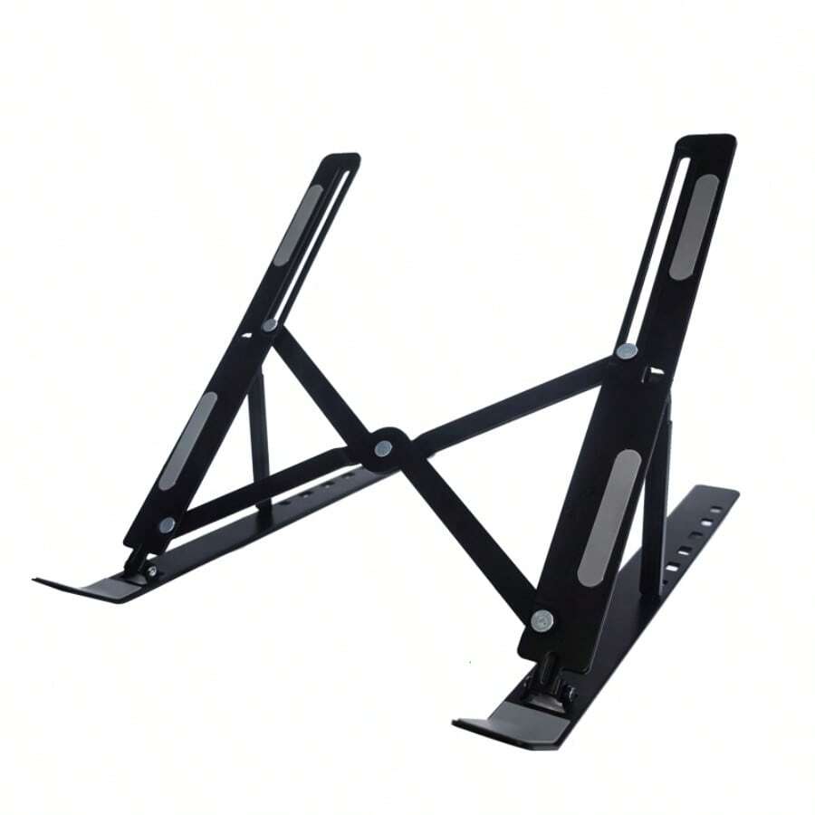 Soporte para portátil plegable con altura ajustable, elevador portátil con refrigeración y soporte - Ver 1