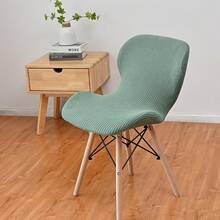 1pc Elastic Fleece Butterfly Chair Cover, Removable And Washable Furniture Chair Slipcover, Suitable For Dining Room, Kitchen, Home, Party Decoration - Seat Cover - View 14