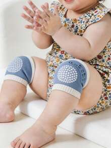 2pcs/Set Baby Anti-Fall Hat + Knee Pads, Baby Crawling & Walking Set, Cartoon Animal Style With Anti-Slip Knee Pads, Anti-Collision Toddler Protective Set, Suitable For Crawling, Walking And Playing In Multiple Scenarios - Baby Anti-fall Helmet + Knee Pads - View 7