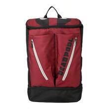 Mesuca Multi-Compartment Storage Backpack Marvel Deadpool Print Pattern Red & Black Colorway Durable Fabric Detachable Bottom Bag Adjustable Shoulder Straps Outdoor Travel Daily Commute 1pc - View 8