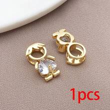 1pc Crystal Boy Girl Charms Multicolor Cubic Zirconia Family Couple Pendants For DIY Fashion Jewelry Handmade Parent Memory Necklace Bracelet - Multicolor - View 24