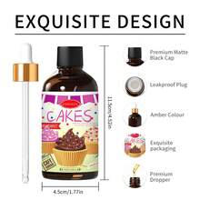 EMBRACEX. 100ml 蛋糕香精油，適用於香薰擴香機、蠟燭、乳液、肥皂等 - 持久蛋糕香精油附滴管 - 蛋糕 - 查看 6